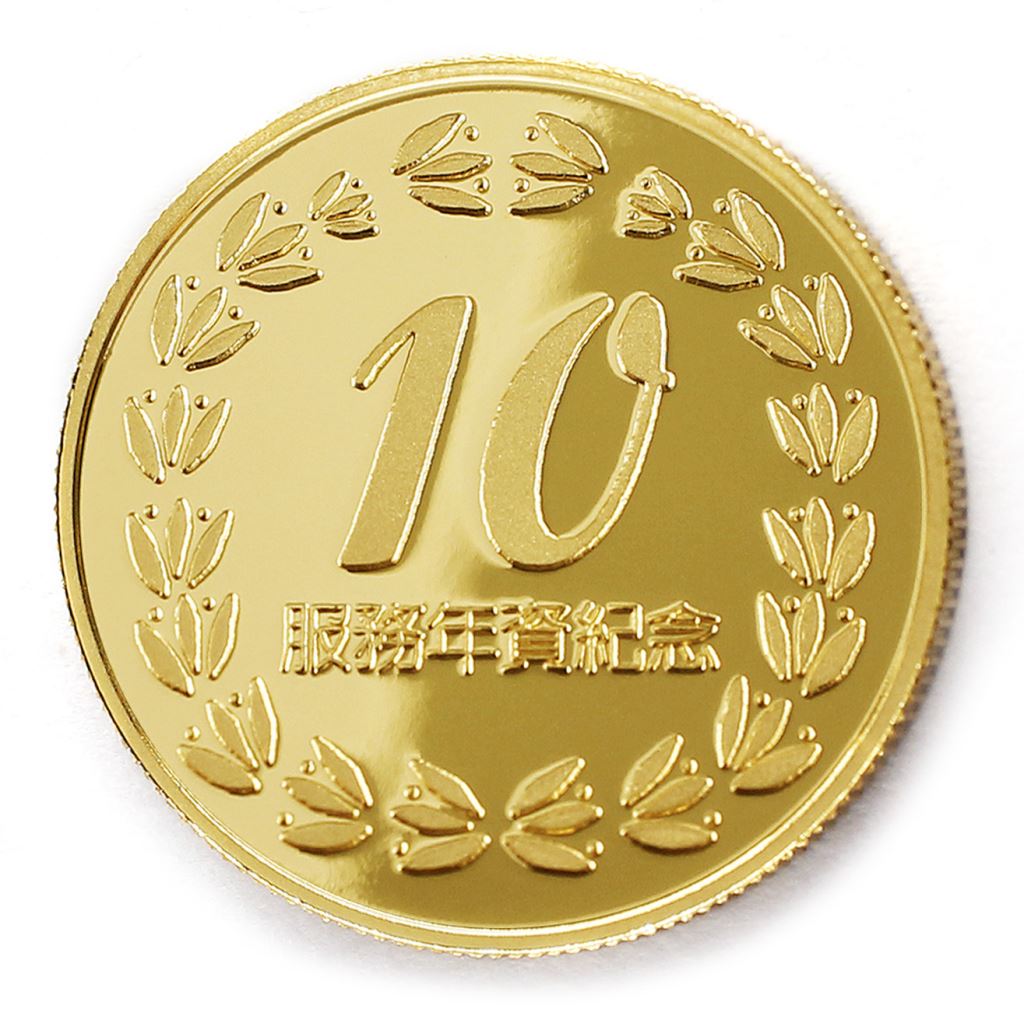 【金幣】年資10桂環-鏡面雕刻27