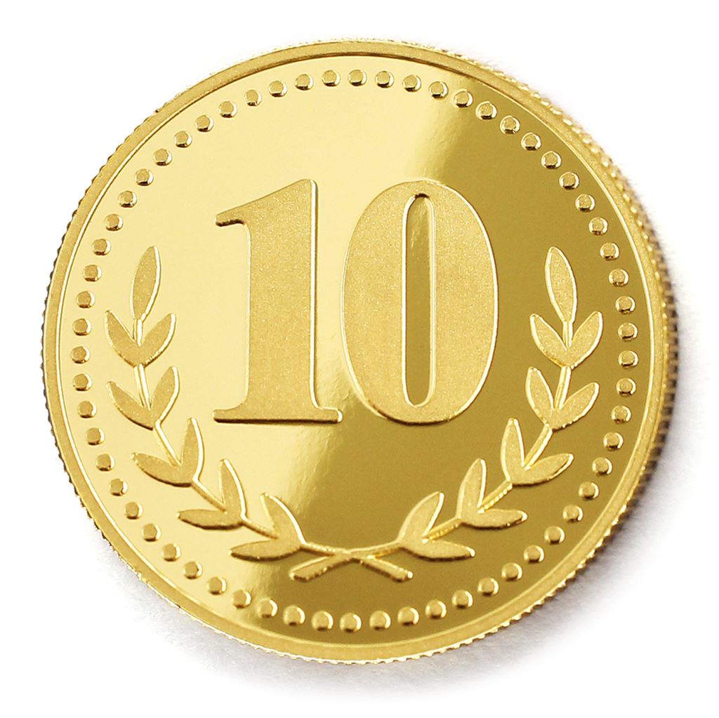 【金銅幣2】年資10半桂-鏡面雕刻27