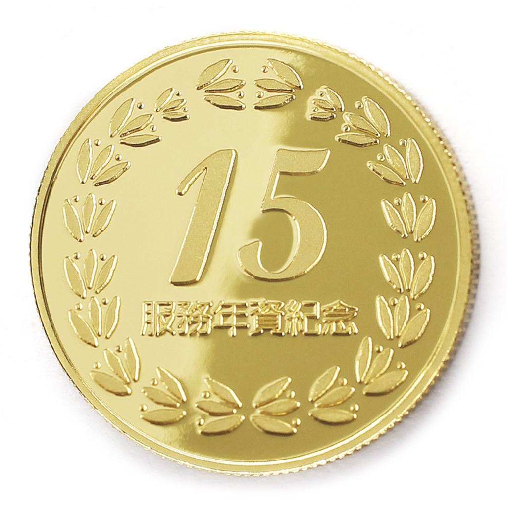 【銅幣】年資15桂環-金箔32