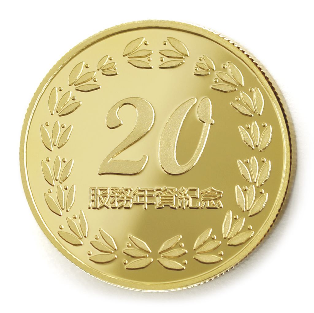 【銅幣】年資20桂環-金箔32