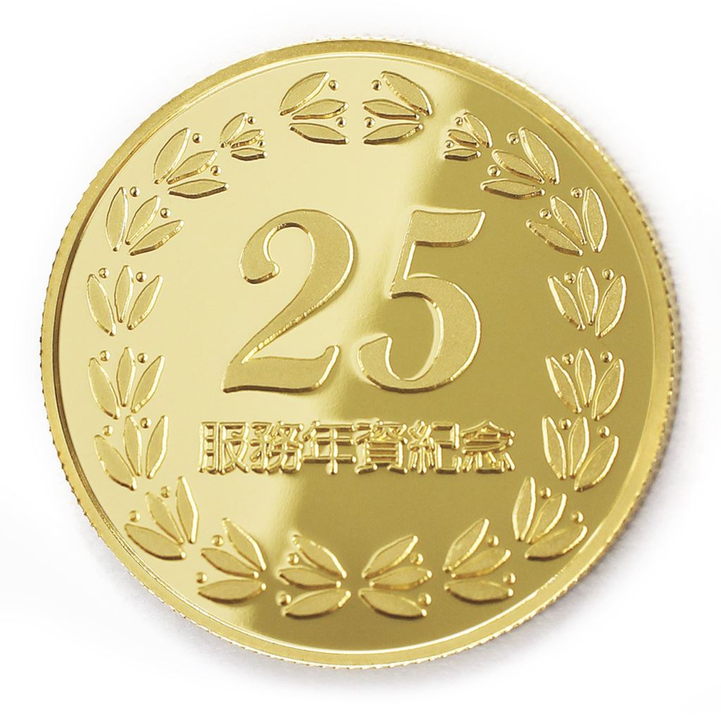 【銅幣】年資25桂環-鏡面雕刻32