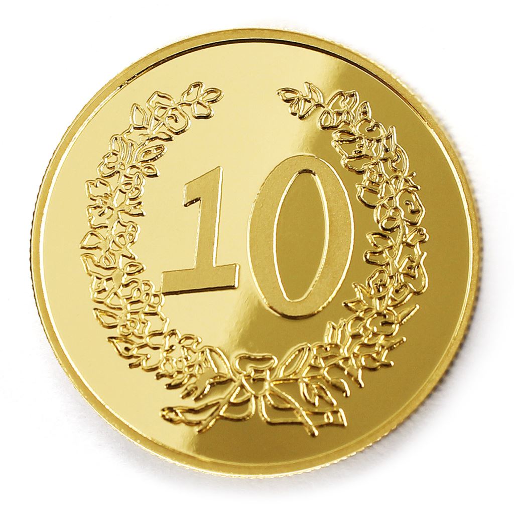 【金幣】年資10花邊-金箔32