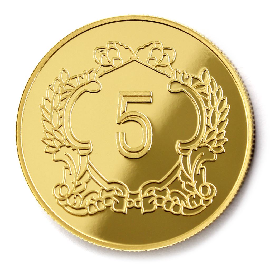 【金銀幣2】年資5榮耀-鏡面雕刻38