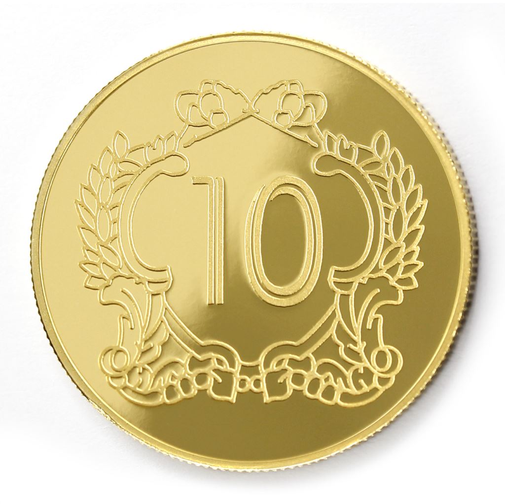 【金幣】年資10榮耀-鏡面雕刻38