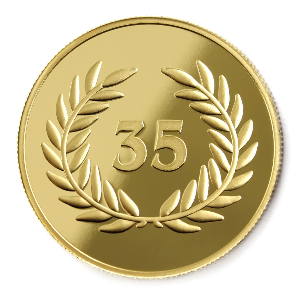 【金幣】年資35月桂-金箔38