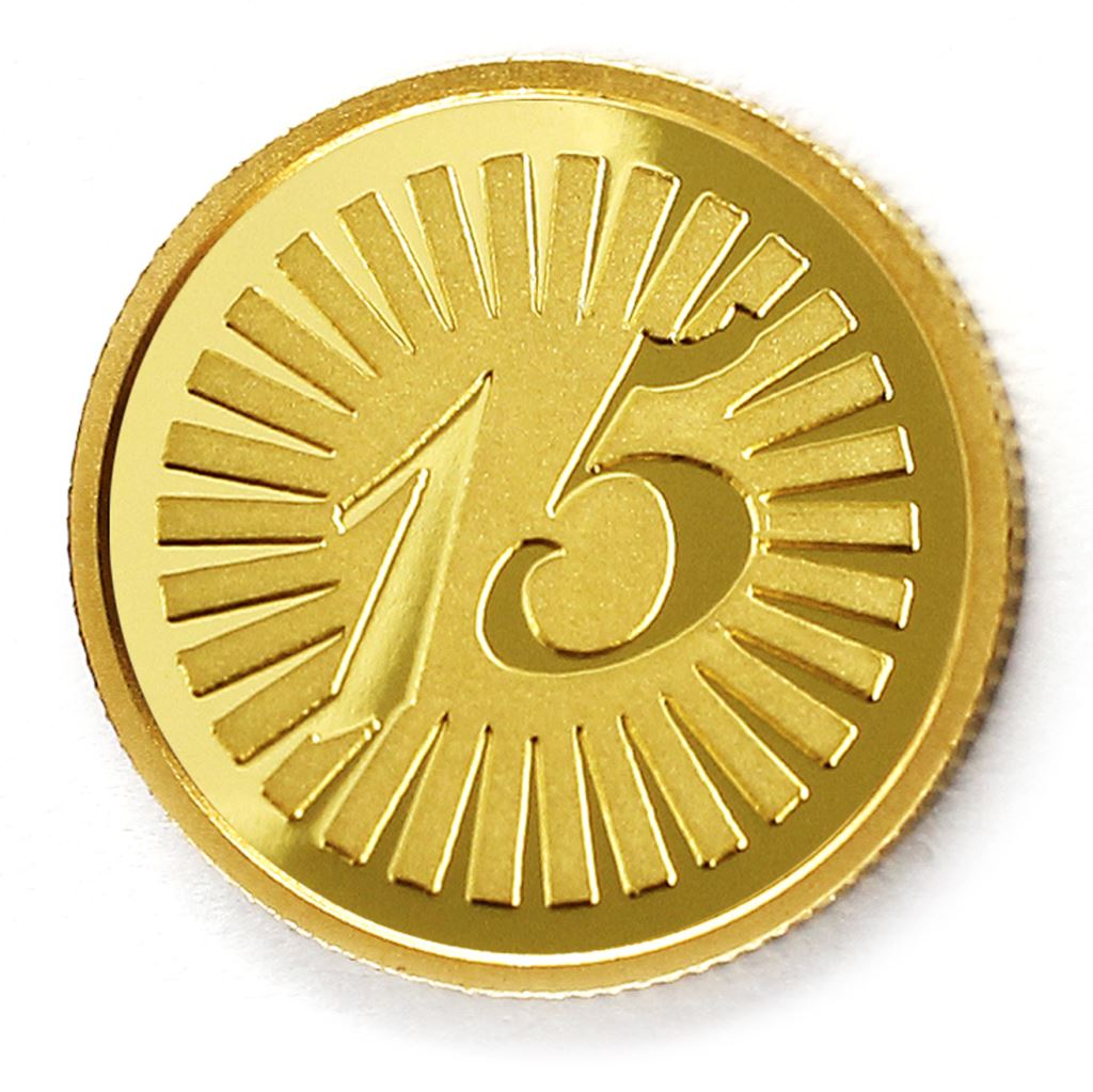 【金幣】年資15光芒-鏡面雕刻18