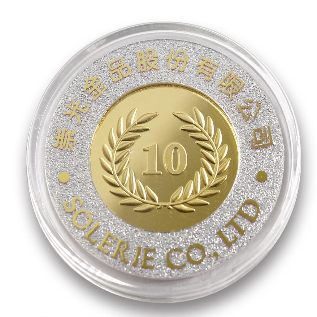 幣類壓克力環-金箔＿單面
