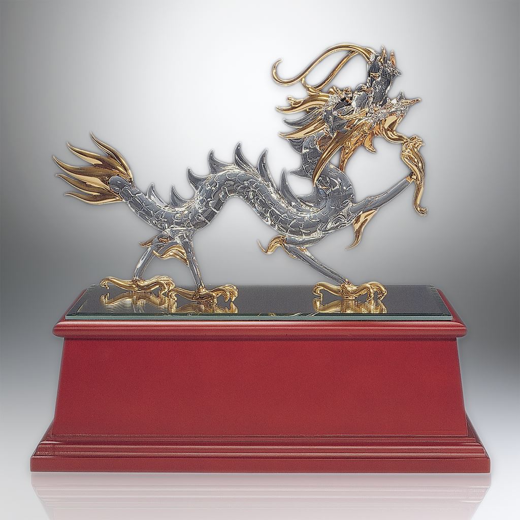 【水晶獎座】NAMA18A 祥龍獻瑞_S